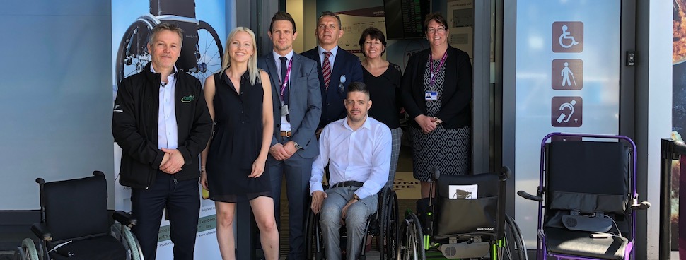 OmniServ launches innovative wheelAIR trial at Edinburgh Airport